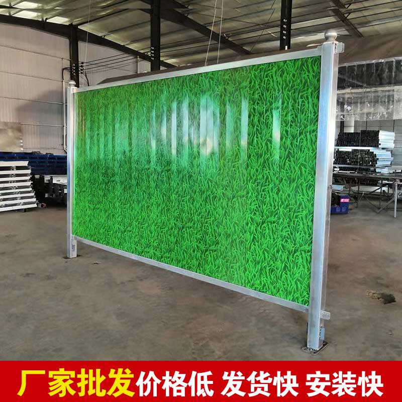 洛陽(yáng)移動(dòng)式道路彩鋼圍擋多少錢(qián)一平米？